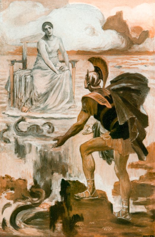 Illustration til Iliaden af Homer af Clement Goutier