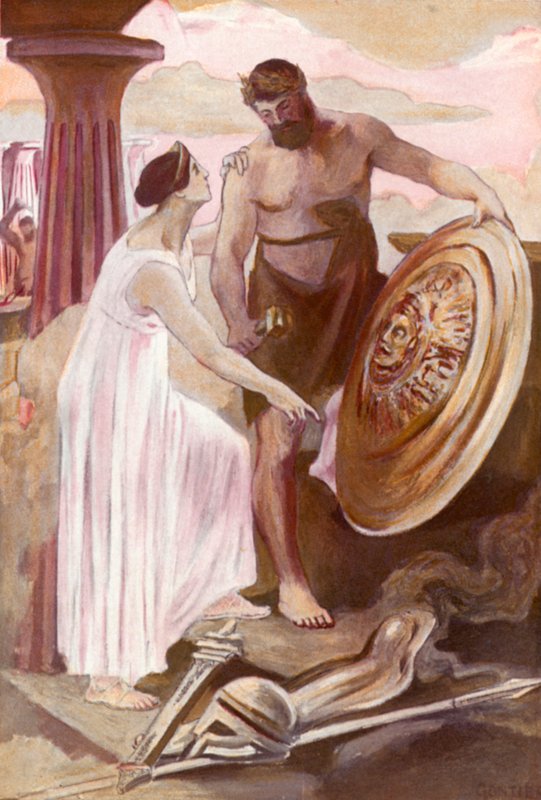 Illustration til Iliaden af Homer af Clement Goutier