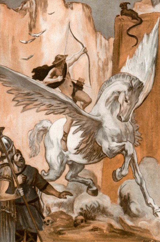 Illustration til Iliaden af Homer af Clement Goutier