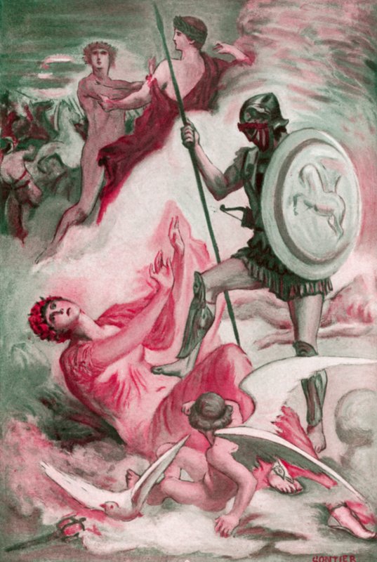 Illustration til Iliaden af Homer af Clement Goutier