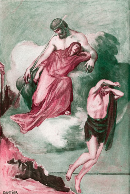 Illustration til Iliaden af Homer af Clement Goutier