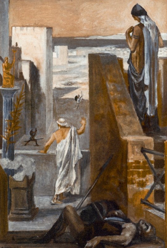 Illustration til Iliaden af Homer af Clement Goutier