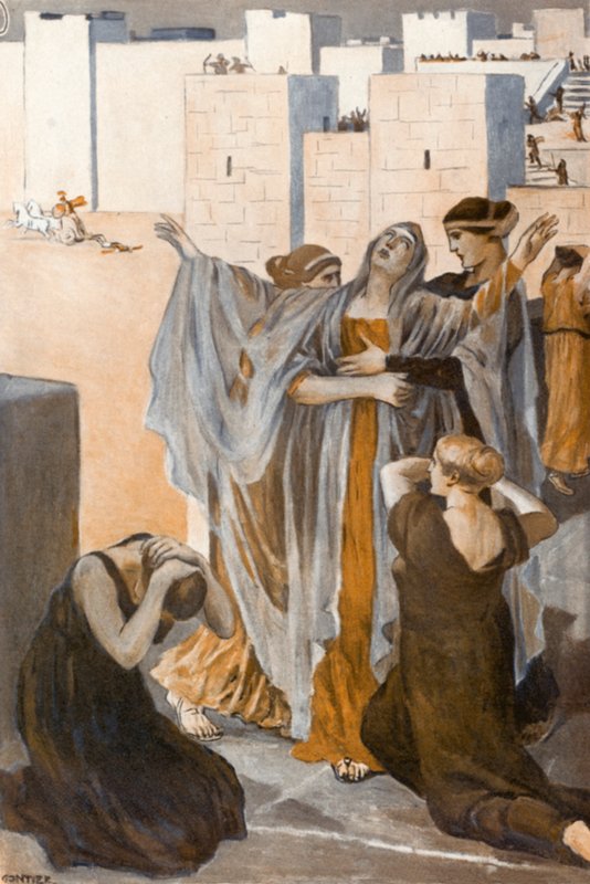 Illustration til Iliaden af Homer af Clement Goutier
