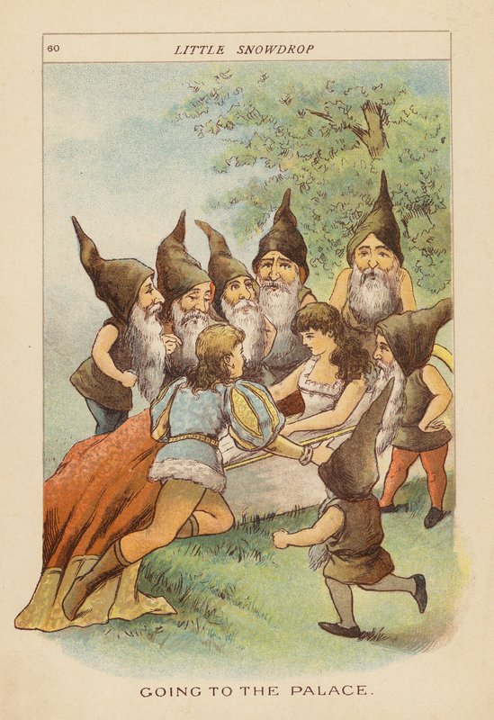 Lille sneklokke (farvelitografi) af Constance Haslewood
