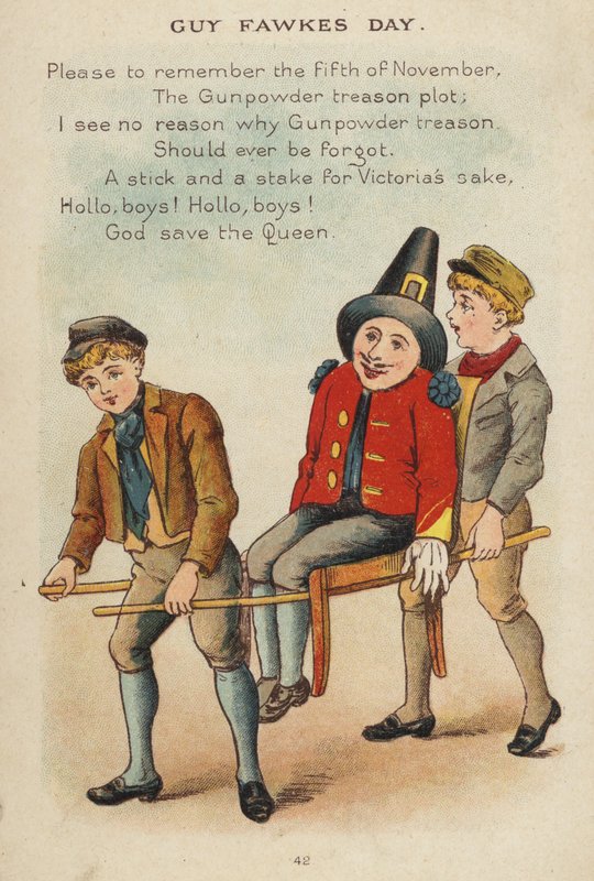 Børnerim: Guy Fawkes Day (chromolitho) af Constance Haslewood
