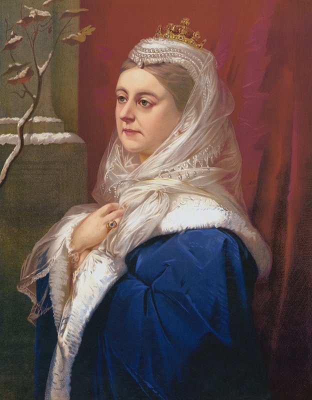 Vinter - Dronning Victoria af Constant Joseph Brochart
