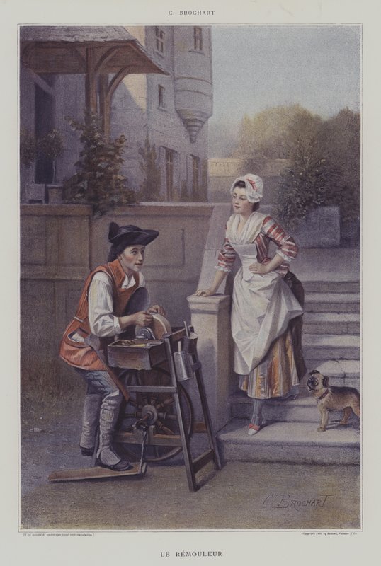 Le Remouleur (Knivsliberen) af Constant Joseph Brochart