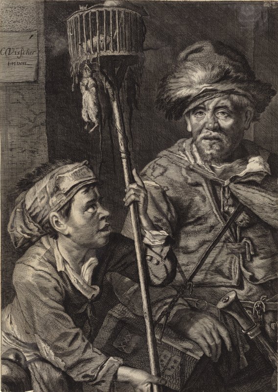 Rottefangere af Cornelis Visscher