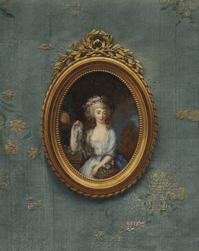 Portræt af prinsesse Louise af Hessen-Darmstadt af Cornelius Hoyer