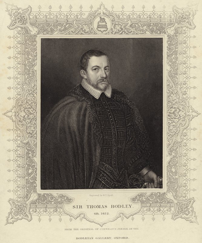 Sir Thomas Bodley af Cornelius Janssen van Ceulen