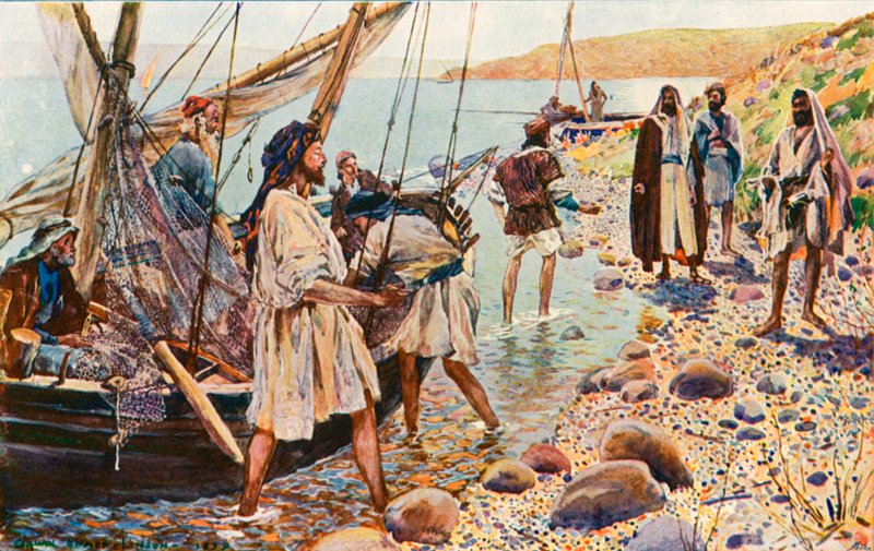 Kaldet af fire disciple af Corwin Knapp Linson