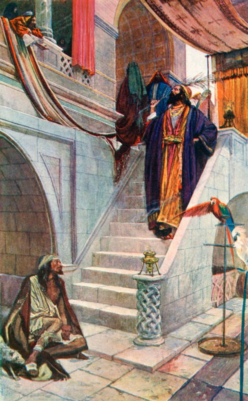 Den rige mand og Lazarus af Corwin Knapp Linson