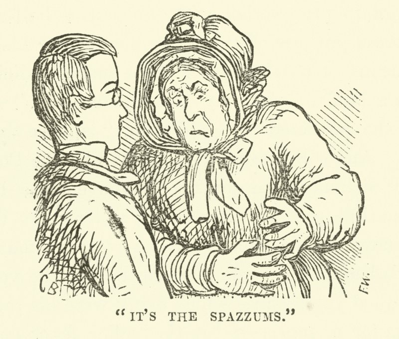 Illustration til Little Mr Bouncer and His Friend Verdant Green af Cuthbert Bradley