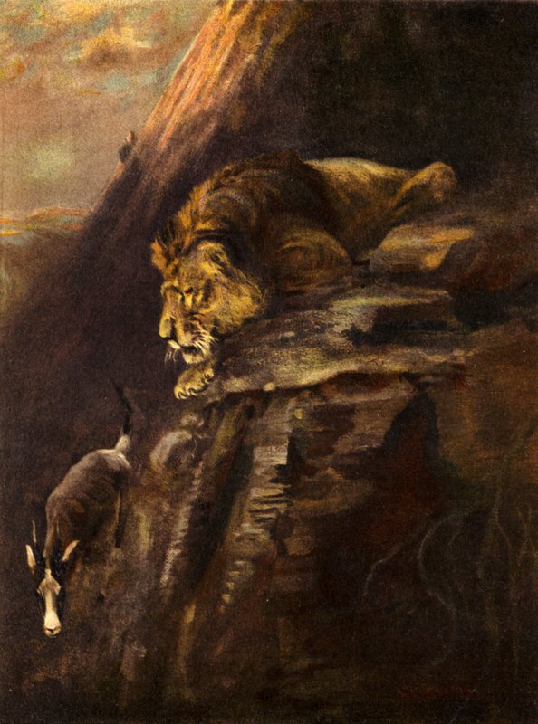Et spring for livet (farve litho) af Cuthbert Edmund Swan