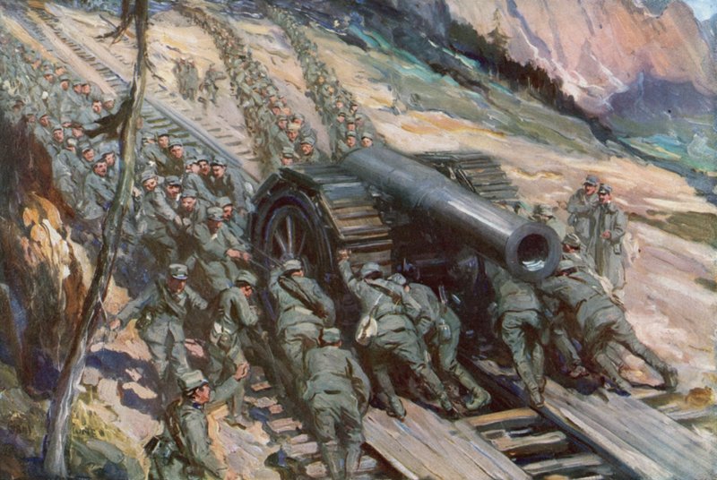 Erobre bjergene, Italien, Første Verdenskrig af Cyrus Cuneo