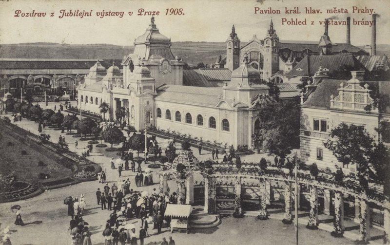 Jubilæumsudstilling, Prag, 1908 af Czech Photographer