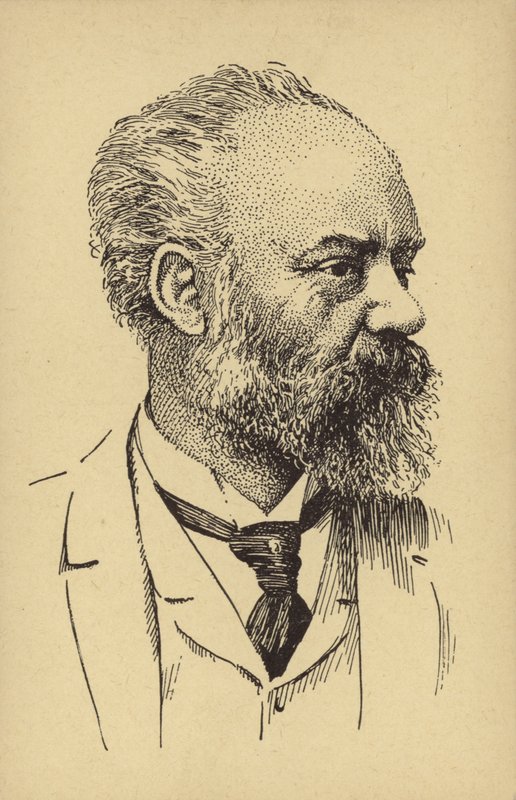 Antonin Dvorak, tjekkisk komponist (1841-1904) af Czech School