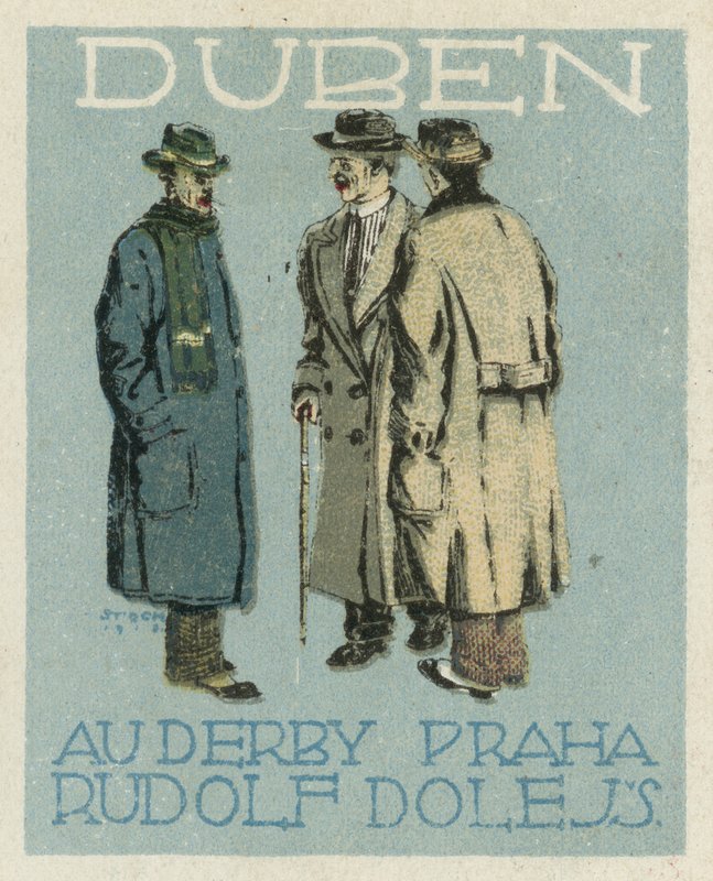 April. Au Derby Rudolf Dole mode, Prag af Czech School