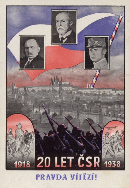 Fejring af tjekkoslovakisk uafhængighed 1918 - 1938 af Czech School