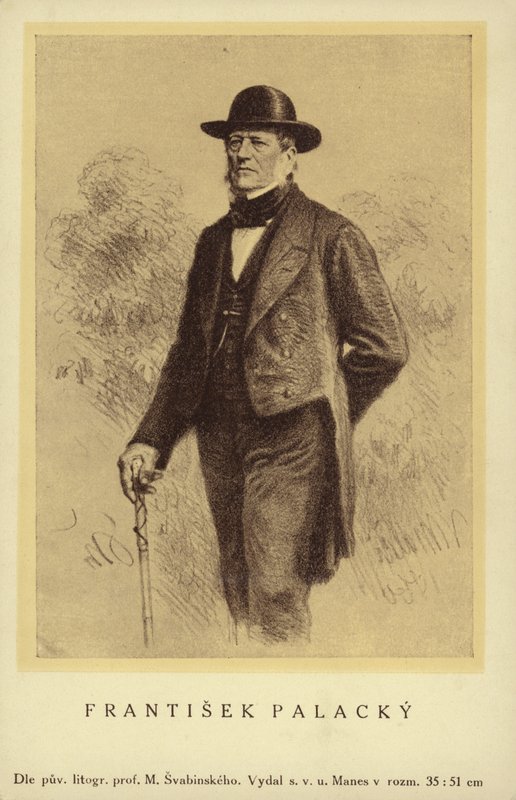 Frantisek Palacky (1798-1876), tjekkisk historiker og politiker af Czech School