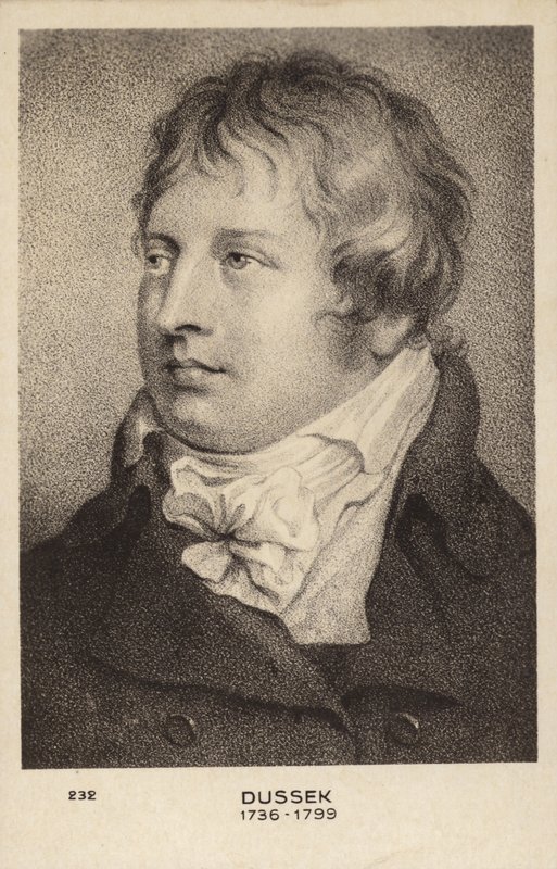 Jan Ladislav Dussek, tjekkisk komponist og pianist (1760-1812) af Czech School