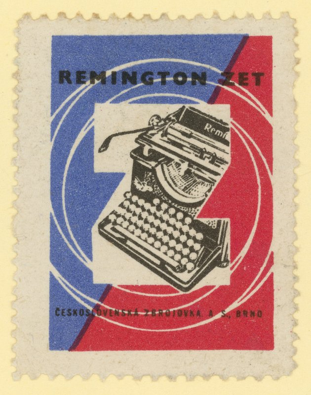 Remington skrivemaskiner af Czech School