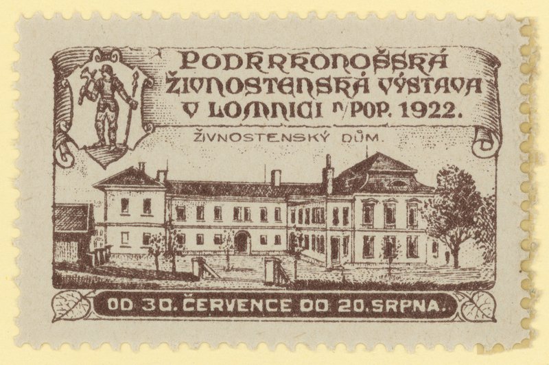 Handelsudstilling, Lomnica., Tjekkoslovakiet, 1922 af Czech School