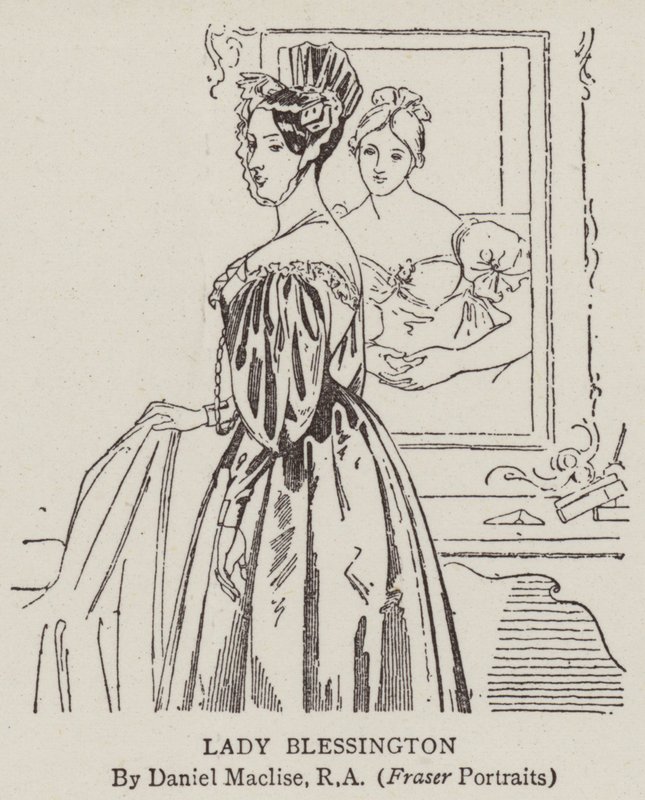 Lady Blessington af Daniel Maclise
