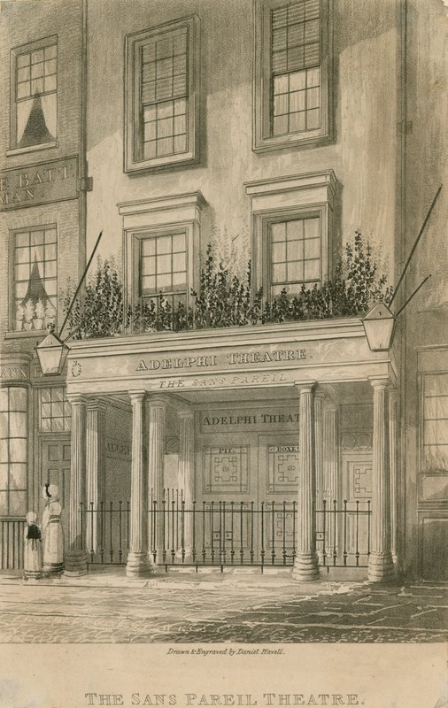 Sans Pareil Theatre (Adelphi Theatre), London af Daniel Havell