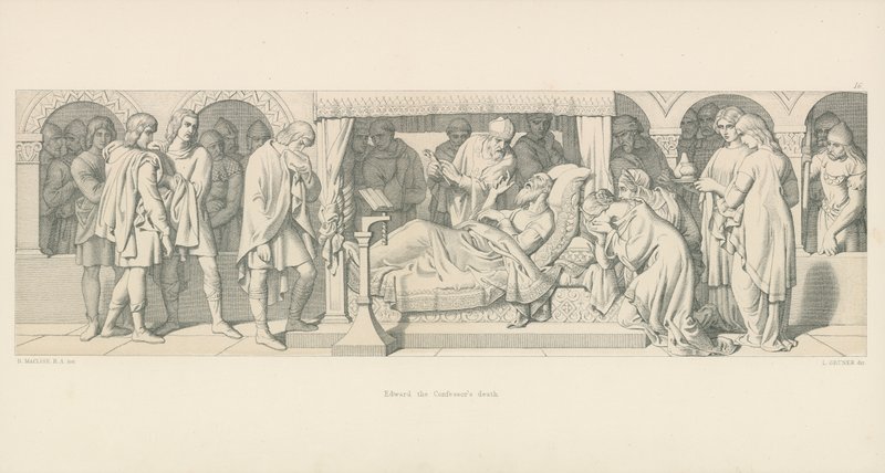 Edward Bekenderens død af Daniel Maclise