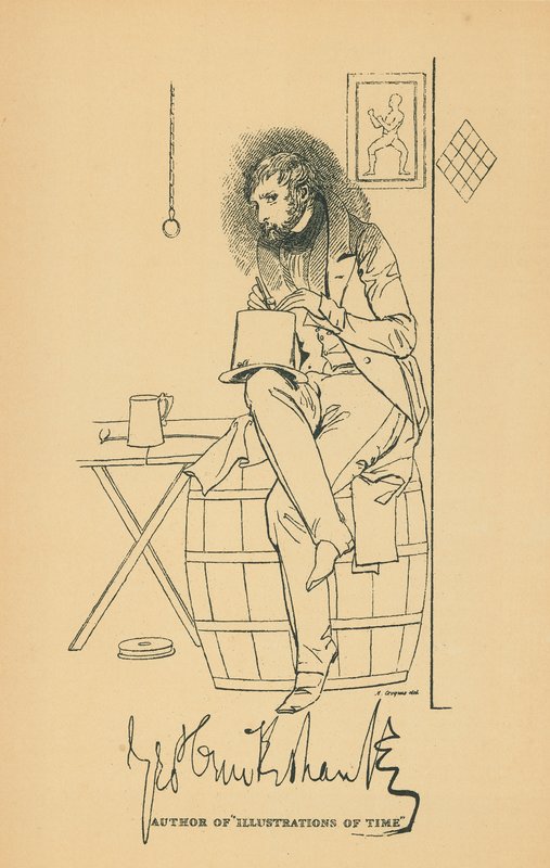 George Cruikshank af Daniel Maclise