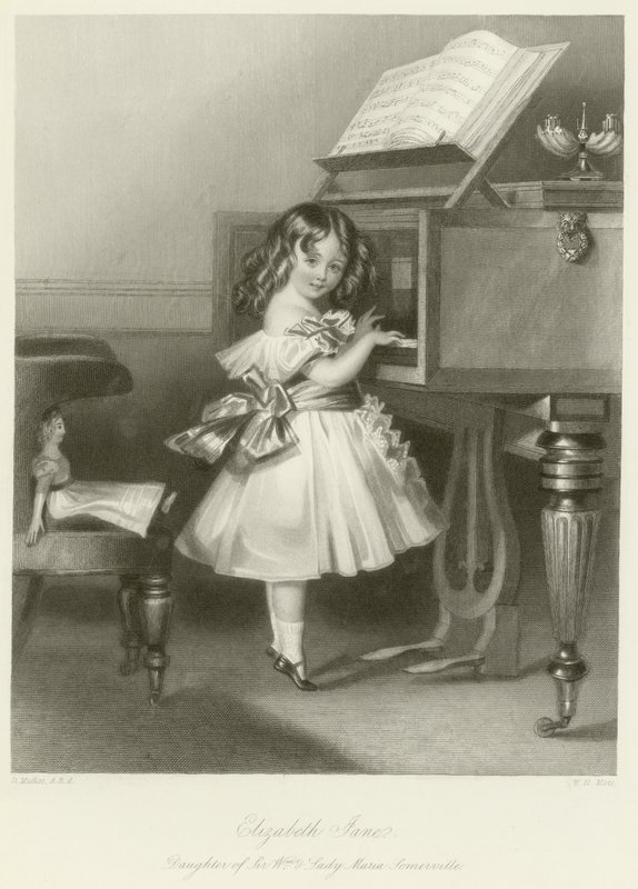 Lady Elizabeth Jane Somerville af Daniel Maclise