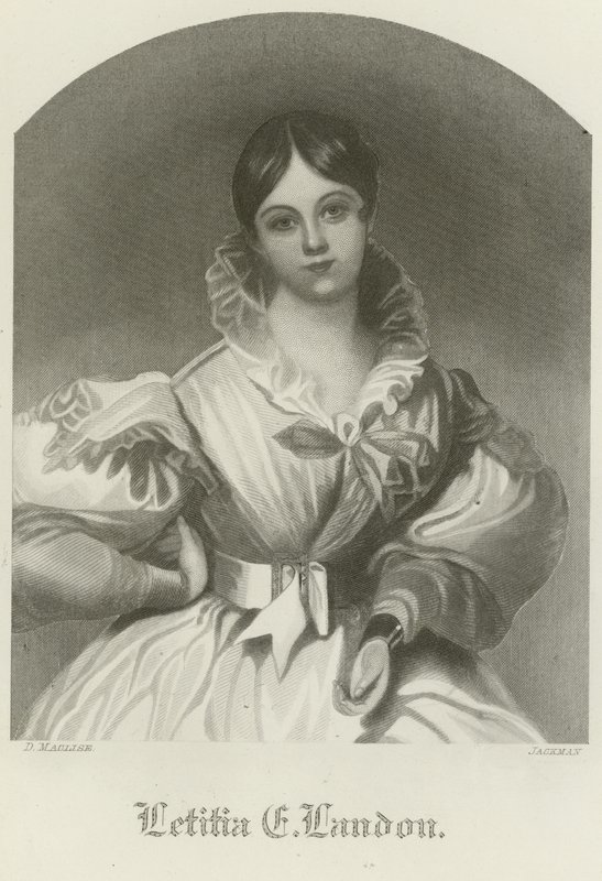 Letitia Elizabeth Landon af Daniel Maclise