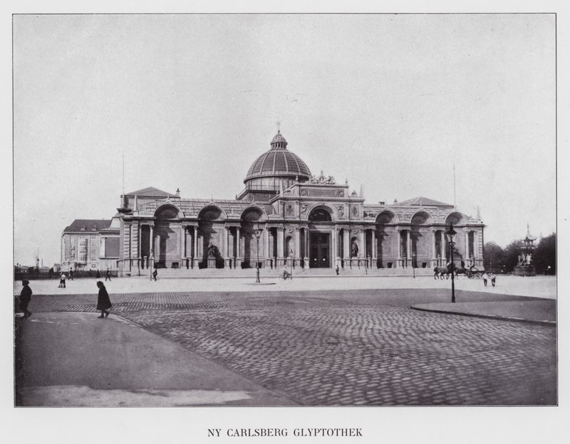 Kjøbenhavn / Copenhagen: Ny Carlsberg Glyptotek (b/w photo) af Danish Photographer