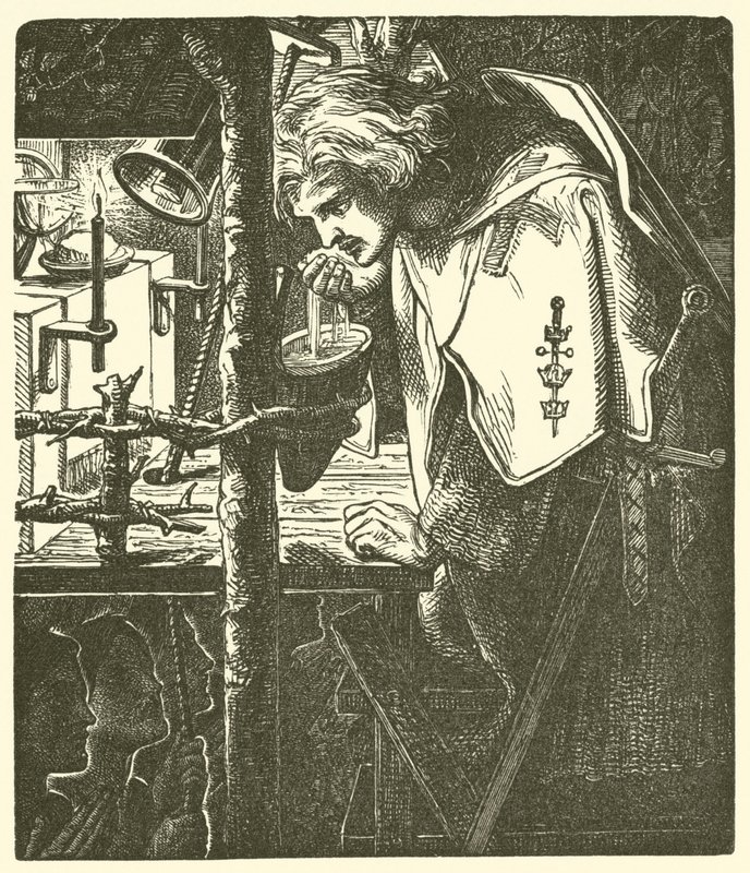 Fra Tennysons digte af Dante Gabriel Charles Rossetti