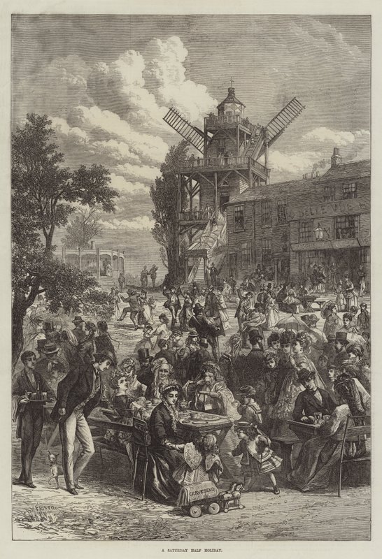 En Lørdag Halvferie af David Henry Friston