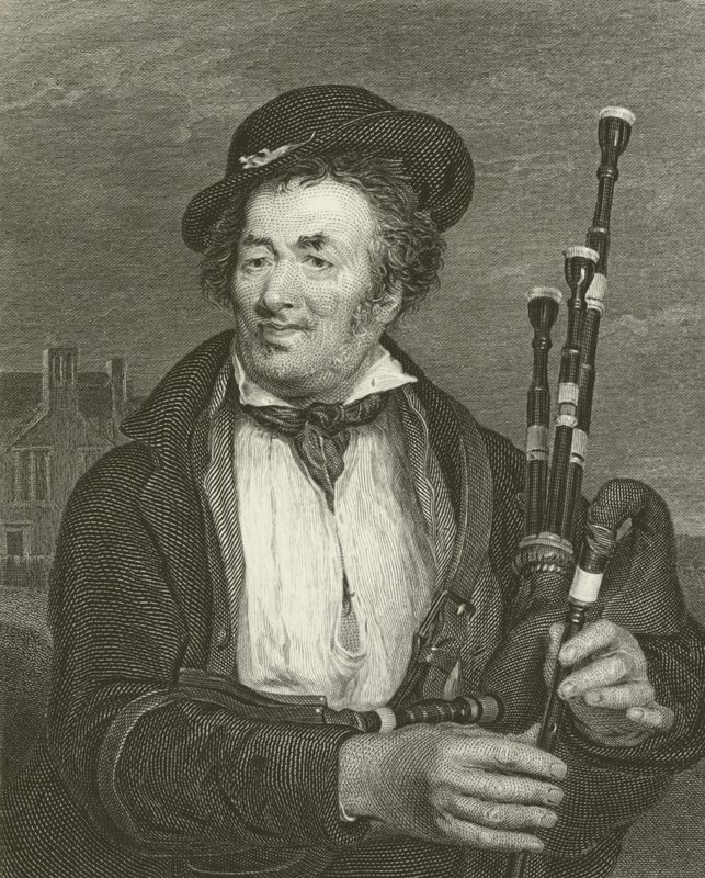 Bag Piper af David Wilkie