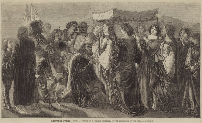 Geoffroi Rudel af David Wilkie