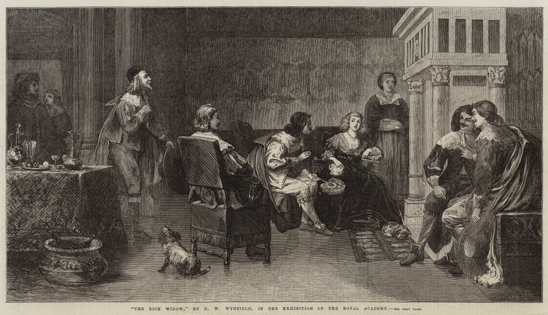 Den rige enke af David Wilkie