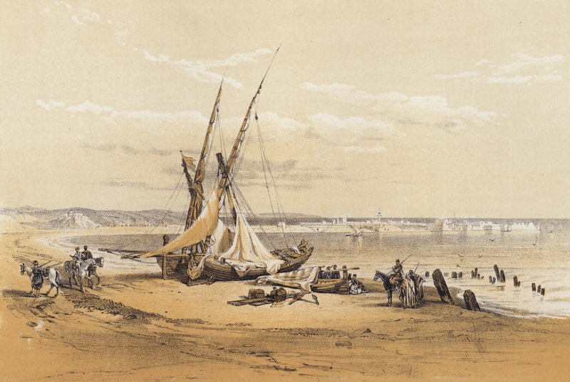 Dæk (farve litho) af David (after) Roberts