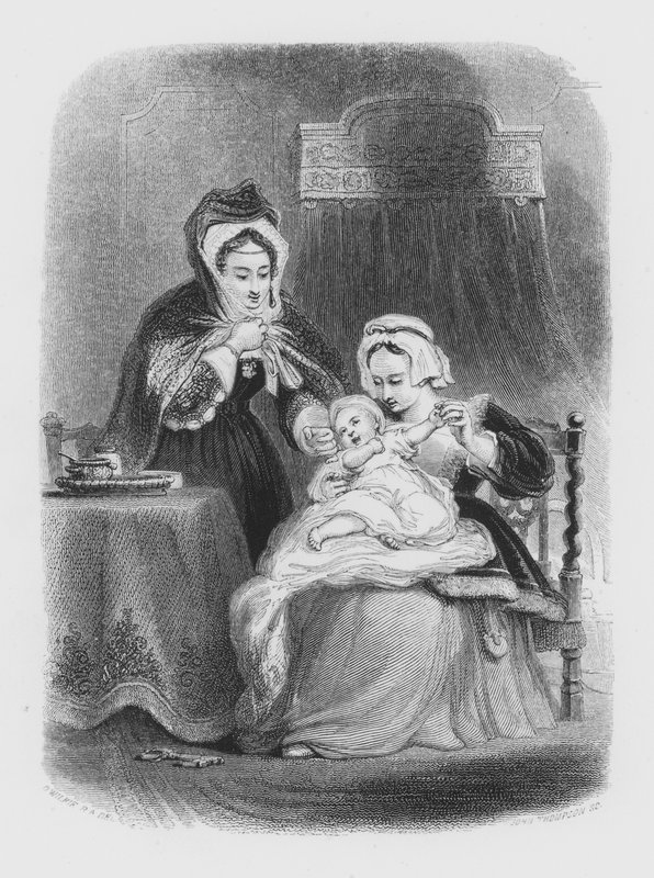 Shakespeare, The Infant (gravering) af David (after) Wilkie