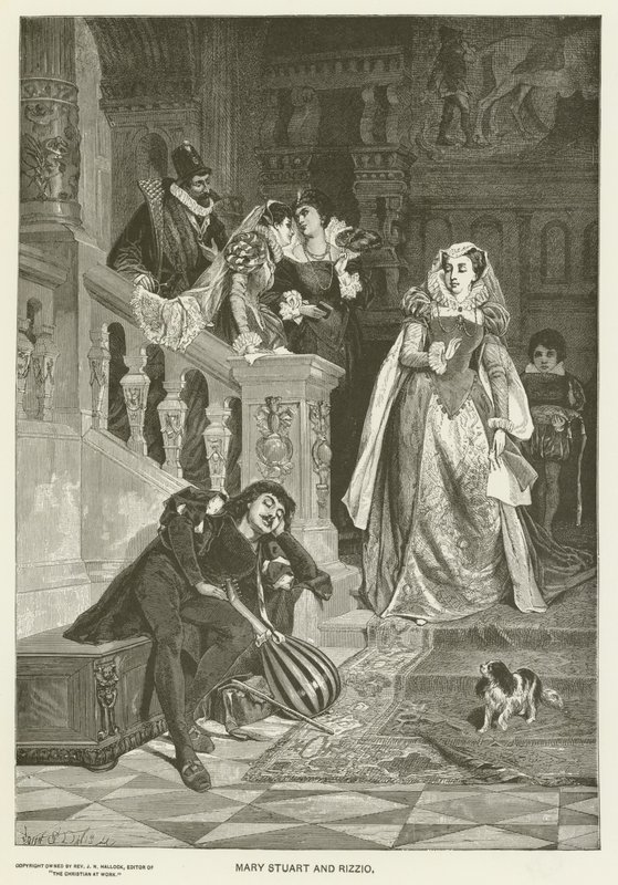 Mary Stuart og Rizzio af David Dalhoff Neal