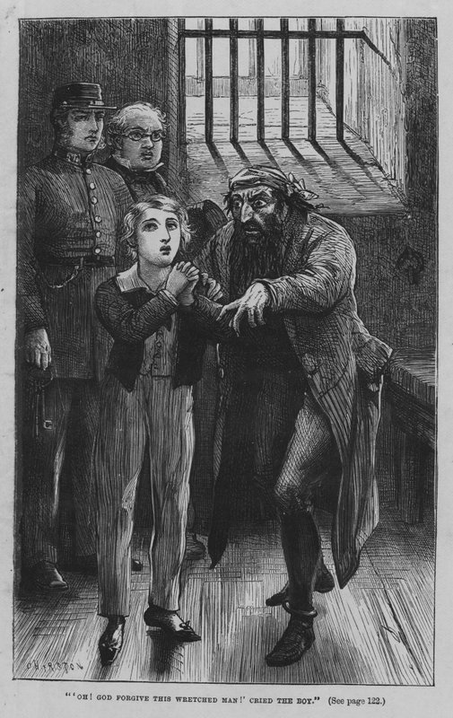 Illustration til Oliver Twist af Charles Dickens (gravering) af David Henry Friston