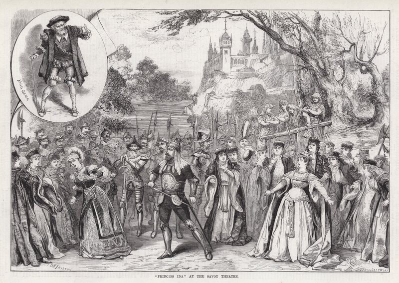 "Prinsesse Ida" på Savoy Theatre (gravering) af David Henry Friston