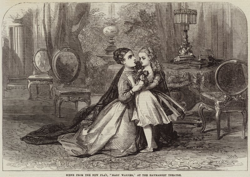 Scene fra det nye skuespil Mary Warner på Haymarket Theatre af David Henry Friston