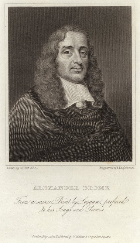 Alexander Brome - engelsk digter (1620 1666) af David Loggan