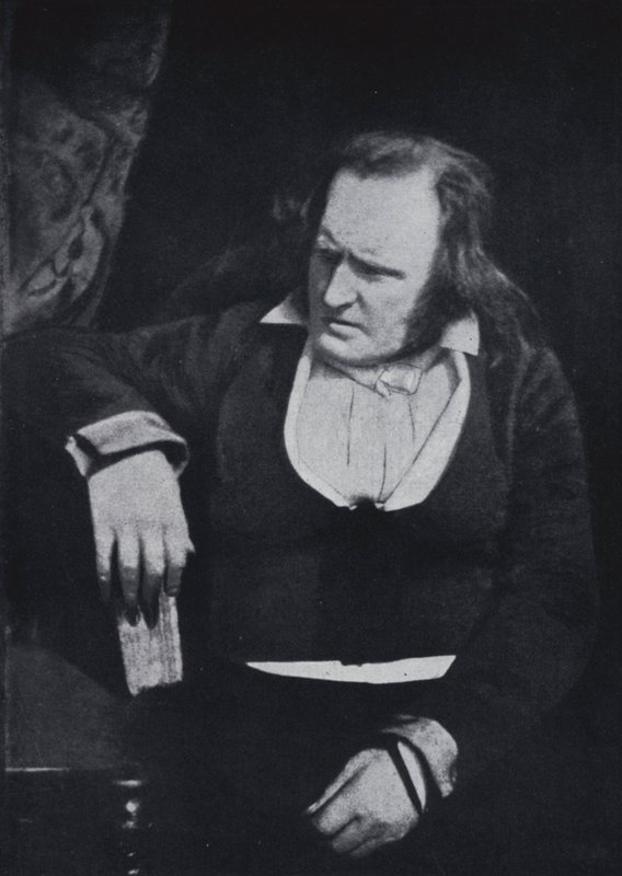 Forfatteren professor John Wilson (Christopher North) (s/h foto) af David Octavius (after) Hill