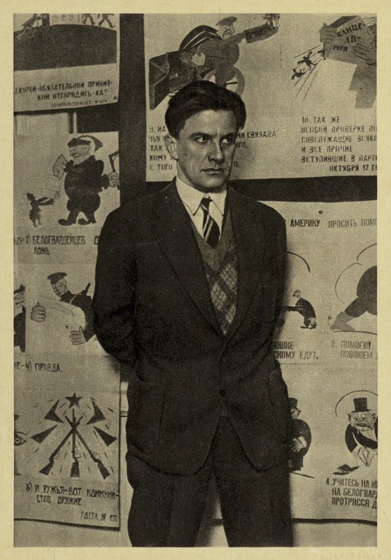 Vladimir Majakovskij, russisk kunstner af David Petrovich Shterenberg