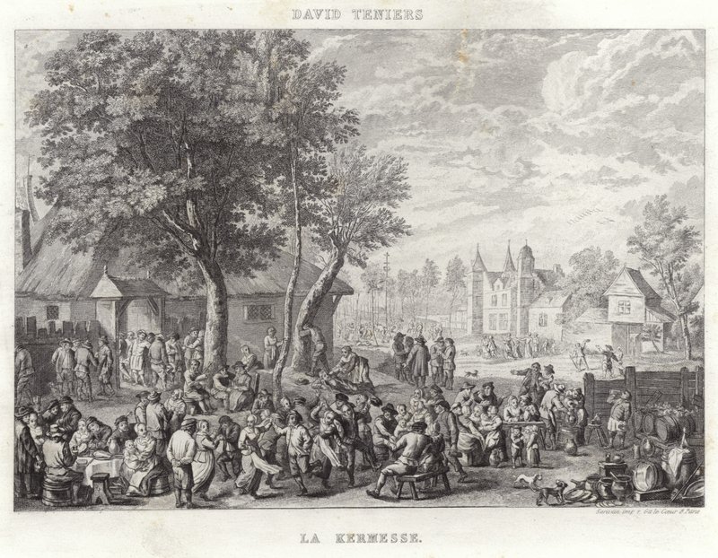 Flamsk festival af David Teniers den yngre af David Teniers the Younger