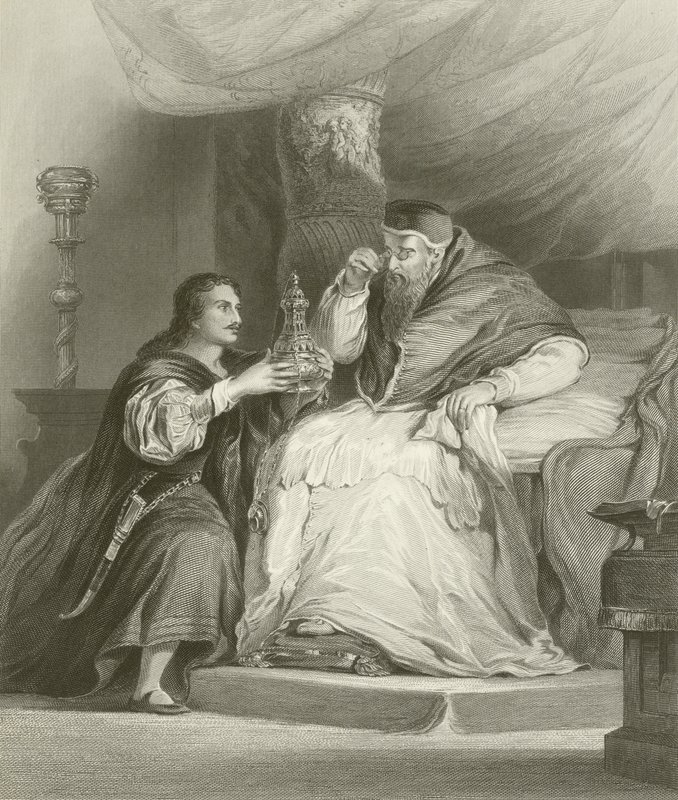 Velkommen til Cellini og paven af David Wilkie